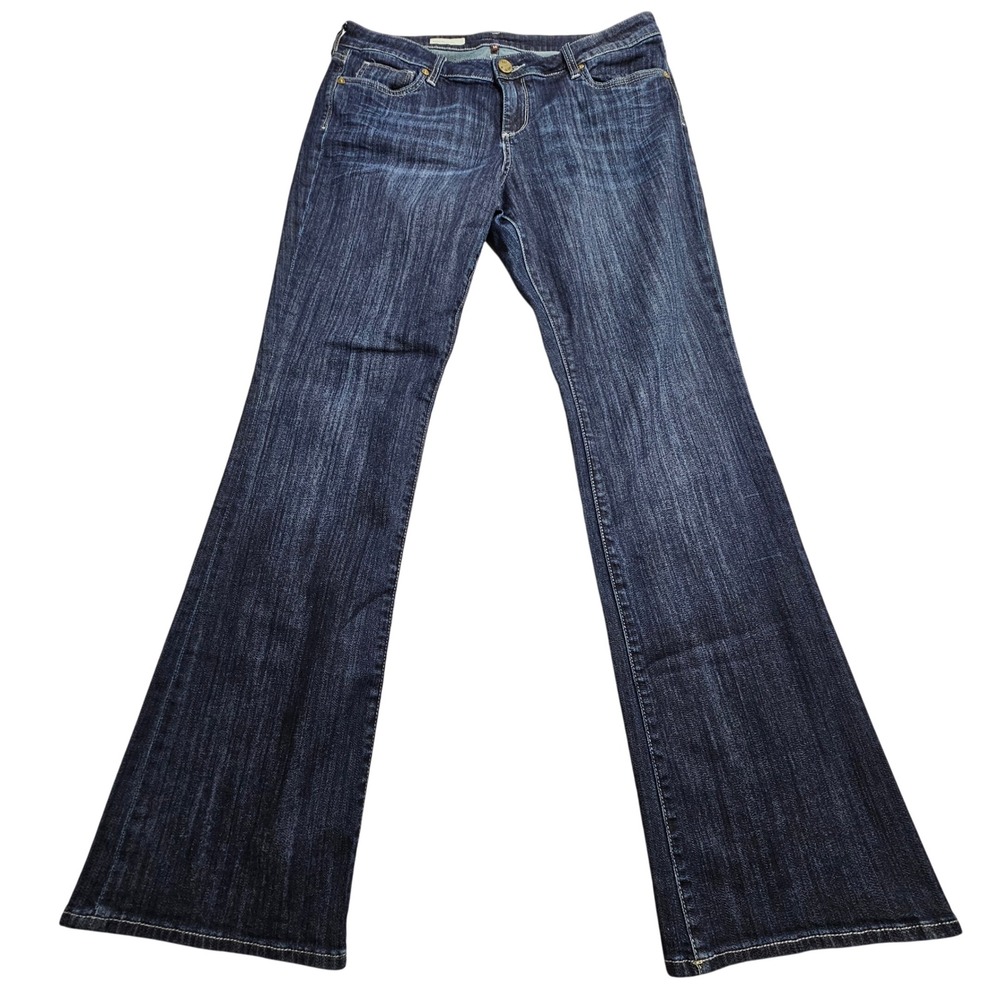 KUT from the Kloth Karen Baby Bootcut Women 14 Dark Wash Embroidered Jeans